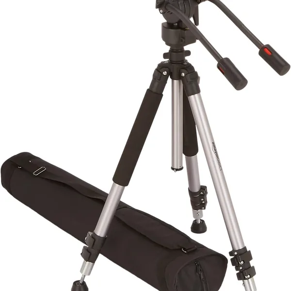 Amazon Basics 67-Inch Video Camera Tripod with Bag